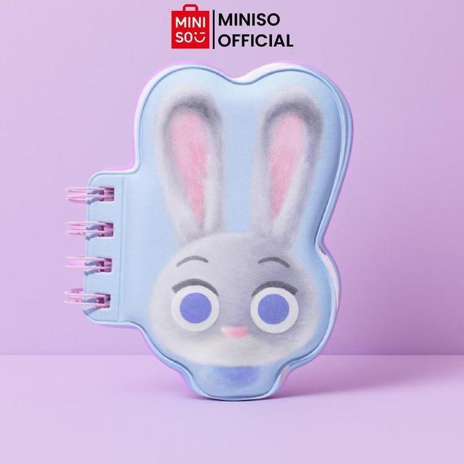 MINISO X Disney Zootopia  2 Collection Figure Stress-relief Wire-bound Book (80 Sheets) Buku Catatan