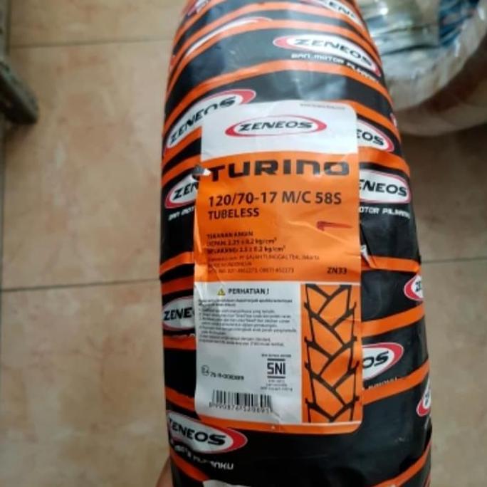 BAN LUAR 120 70 17 DAN 130 70 17 ZENEOS TURINO BEST SELLER