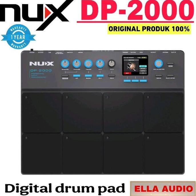 Promo Nux Dp2000 Dp-2000 Percusion Drum Pad-Nux Drum Pad Dp 2000
