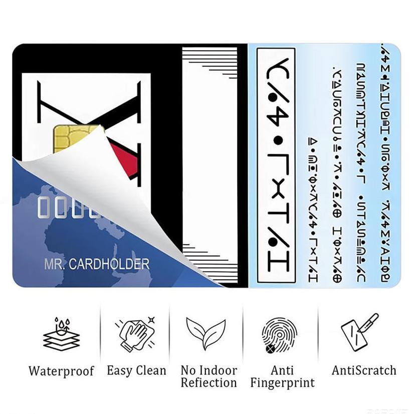 Sticker Kartu Atm Skin Card CUSTOM Anime Hunter X Hunter Hologram (PVC) / Stiker Sticker Skin Kartu 