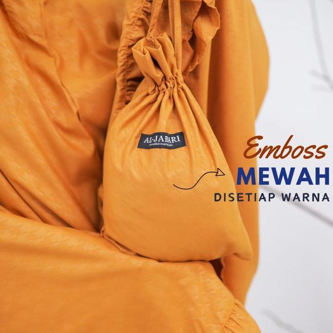 Al Jabari - Mukena Dewasa Jumbo Rempel Mewah Premium Free Tas
