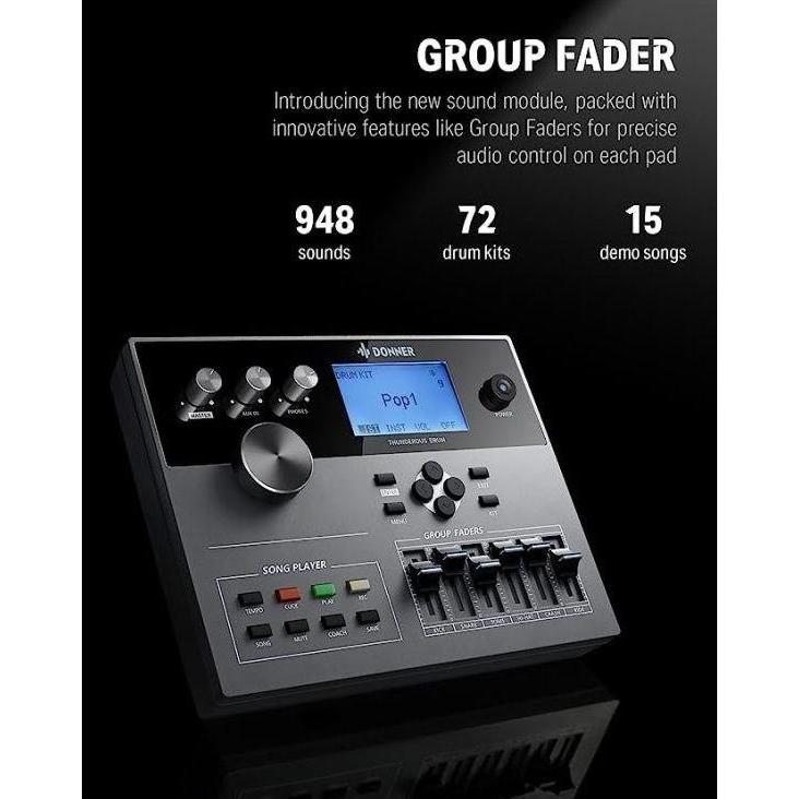 Sale Donner Ded - 500P Pro Electric Drum Set | Drum Elektrik