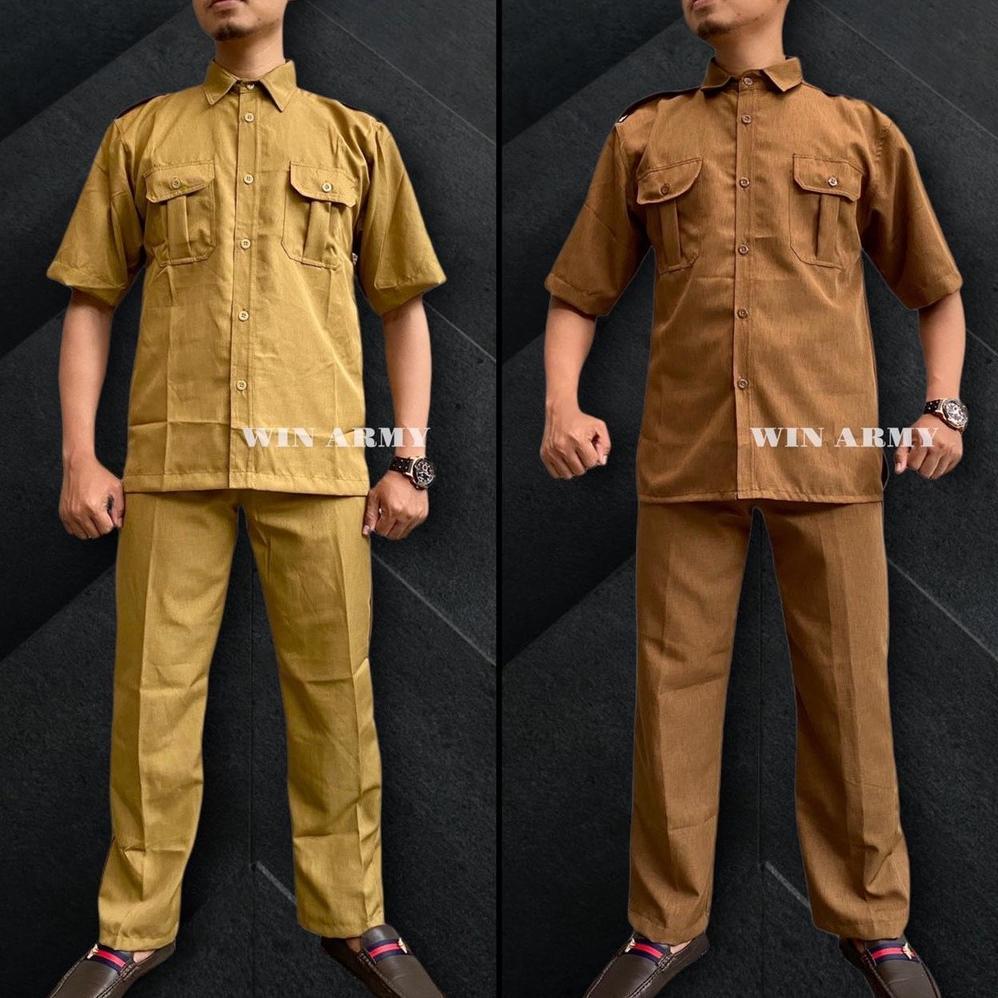 Bagus Promo Seragam Kekhi Pria Seragam Pemda Pria Baju Pemda Pns Seragam Dinas Kekhi Pns Seragam Pdh