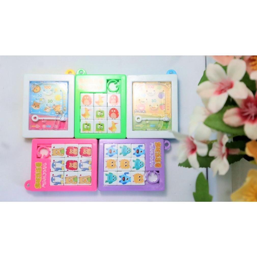 KUALITAS SUPER GROSIR 20 PCS MAINAN PUZZLE GESER / PUZZLE GESER KARAKTER SLIDE PUZZLE & PINBALL