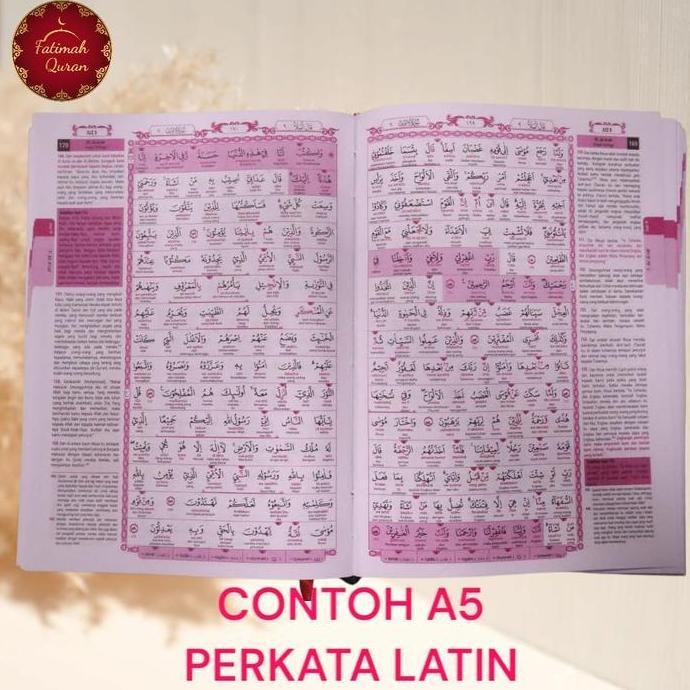 AL Quran Custom Nama Wedding A5/A6 Seserahan Mahar Hantaran Pernikahan Kado   Fatimah Quran