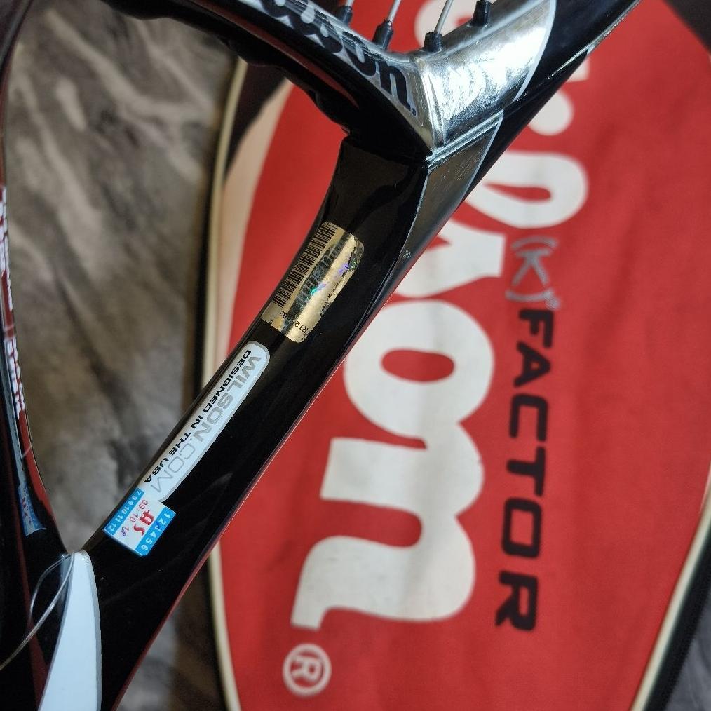 BIG SALE RAKET TENIS WILSON K FACTOR K THREE BEKAS MULUS SIAP PAKAI 253 GRAM