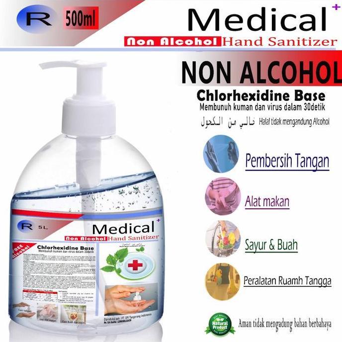 OPI Hand Sanitizer cair tanpa alkohol varian 500ml sampaidengan 5 liter KOD.OSB-HS58