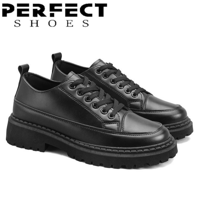 Grade Ori Sepatu Docmart Hitam Pria Sepatu Formal Kerja Kantor Pantofel Casual