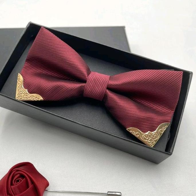 Dasi Kupu Kupu / Bowtie Pria / Laki Laki Acara Pesta Pernikahan Pengantin Prian/ Bridesmaid Jas Keme