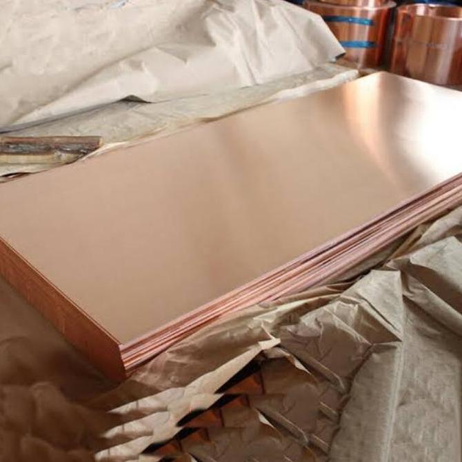 plat tembaga lemabran 2mm x50mm x 200mm-plat tembaga 2mm