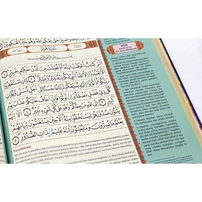 Al Quran Al Munawwar A5, Al-Quran Tajwid Arab-Latin-Terjemah dan Transliterasi Kitab Mushaf