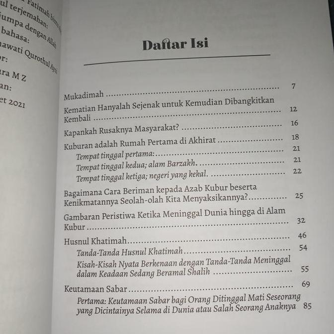 Buku Berjumpa Dengan Allah - Nasihat, Rahasia Dan Hukum Terkait Kematian
