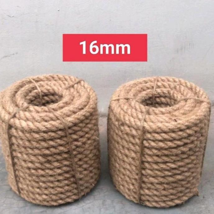 tali tambang Dadung/tambang goni 16mm rollan(isi 20meter)