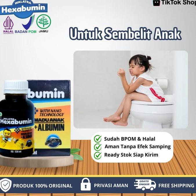 Lansungkirim- Hexabumin - Untuk Sembelit Susah Bab, Sakit Perut, Bab Keras Susah Keluar, Sulit Bab A