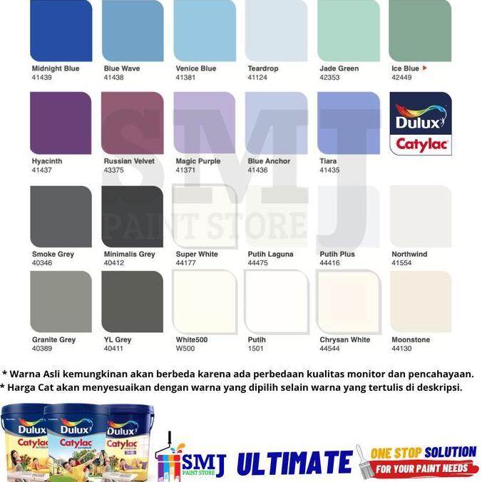 CAT TEMBOK EXTERIOR DULUX CATYLAC EXTERIOR WARNA 25 KG