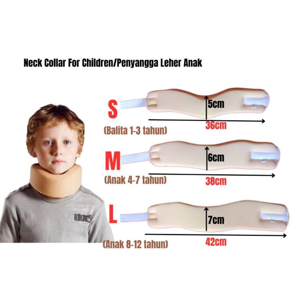 Penyangga Leher anak / penyangga leher anak /cervical collar for children / collar neck for children