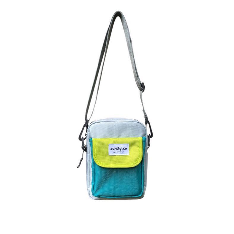 BESTPROMO Sling Bag Pria Nasa - Tas Selempang Mini Pria Tas Wanita Tas Bahu Pria Sling bag Casual