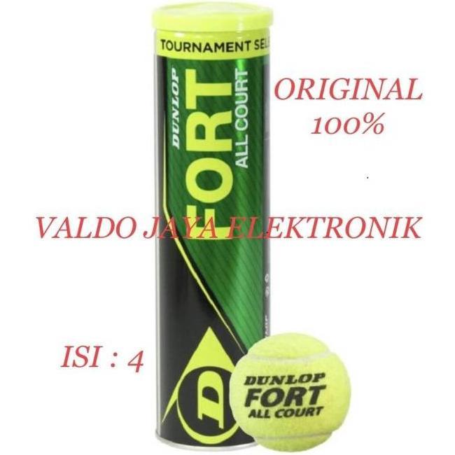 Bola Tenis Dunlop Fort Isi 4 Tennis Ball Dunlop Fort