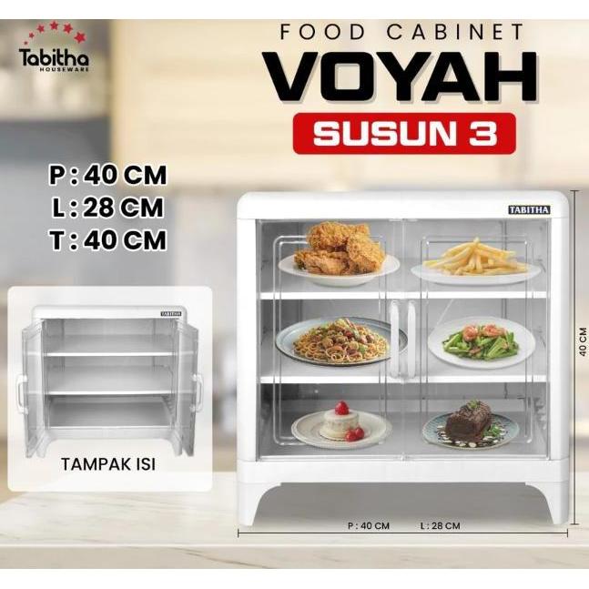 PROMO LEMARI SERBAGUNA VOYAH, RAK MAKANAN SERBAGUNA SUSUN5 RAK VOYAH SUSUN 5 TABITHA
