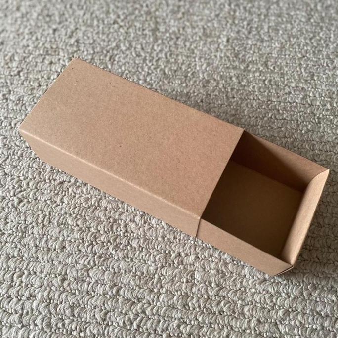 Box Kraft Slide Bs20107 ,Slide Box, Packaging, Box Kue, Kotak Kirim Berkualitas