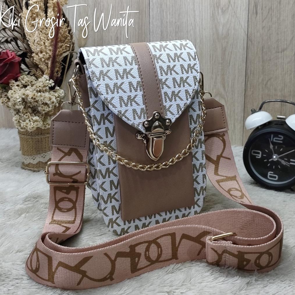 slinbag hp motif exclusive tali lisban import mewah. /tas selempang kekinian