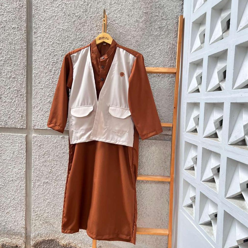 BESTPROMO BAJU JUBAH GAMIS ROMPI ANAK LAKI LAKI USIA 1-12 TAHUN