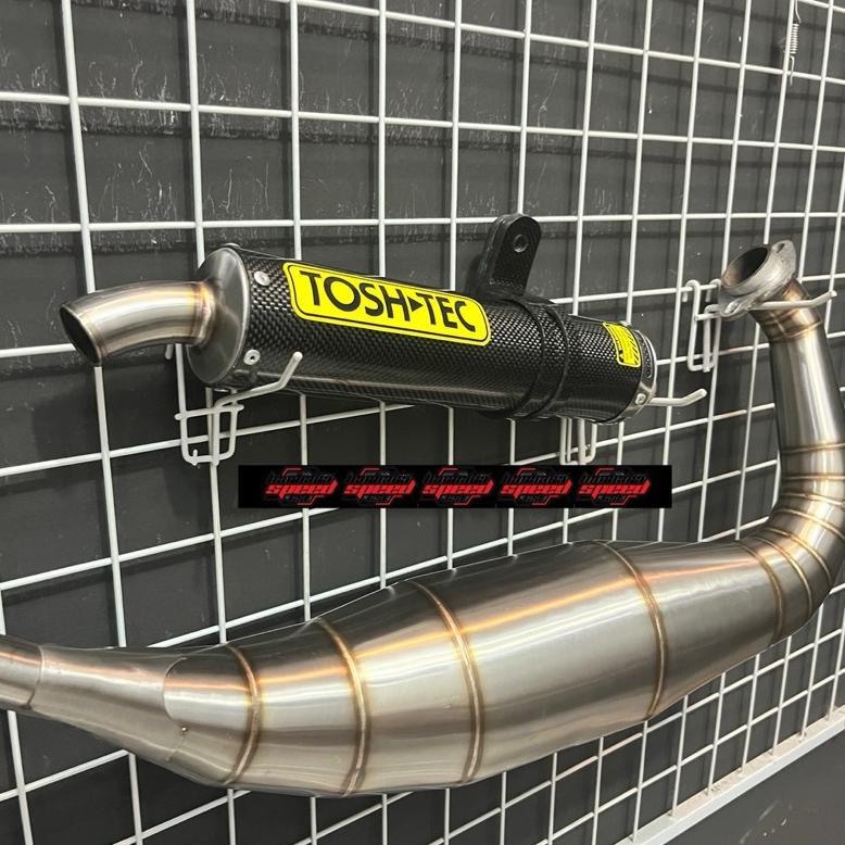 KNALPOT HONDA NSR 150 R NSR 150 RR NSR 150 SP TOSHTEC KARBON KEVRAL ASLI
