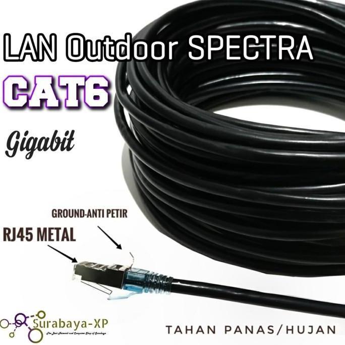 NEW Kabel LAN 50 Meter CAT6 SPECTRA STP FTP Outdoor UTP 50 M 50M 50Meter
