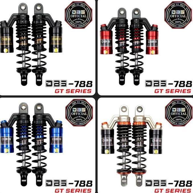 SHOCK BELAKANG DBS 788 GT SERIES 300MM AEROX/NMAX NEW TABUNG ATAS - DBS ORIGINAL