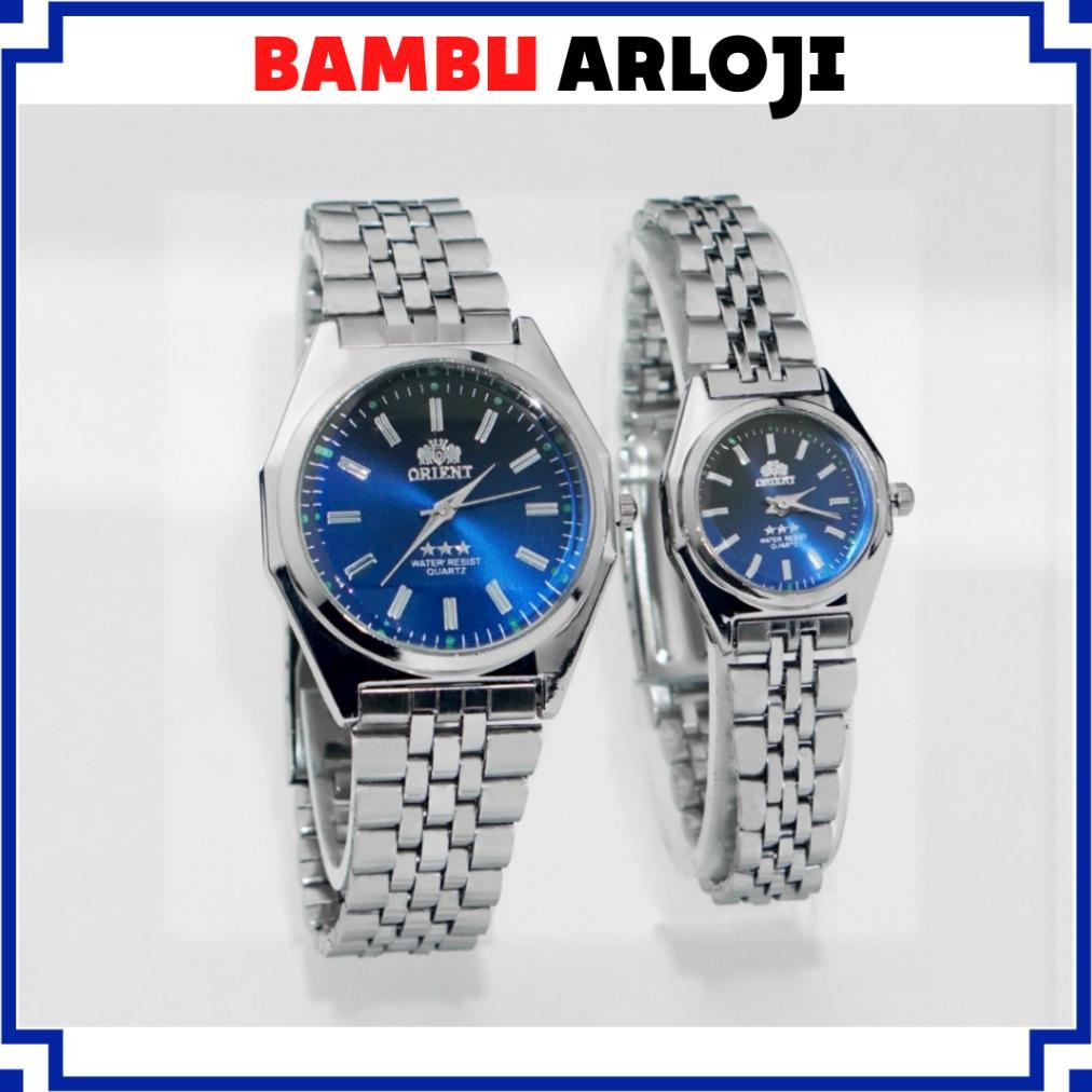 original baj jam tangan couple murah orient star rantai premium pria wanita grosir arloji or001