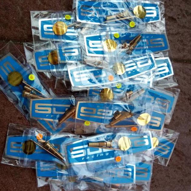 Nozzle set jarum jjh hole 30 atau 18 original sudco pnp pwk tutup kotak pwl ninja pe nsr sp