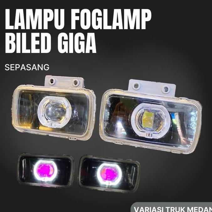 LAMPU FOGLAMP BILED GIGA 24 VOLT