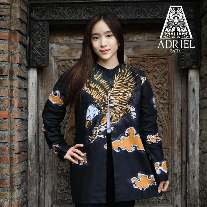 MURAH LEBAY GARUDA BATIK TULIS  (KEMEJA PRIA /OUTER WANITA)- Kemeja Batik Premium Solo Lengan Panjan