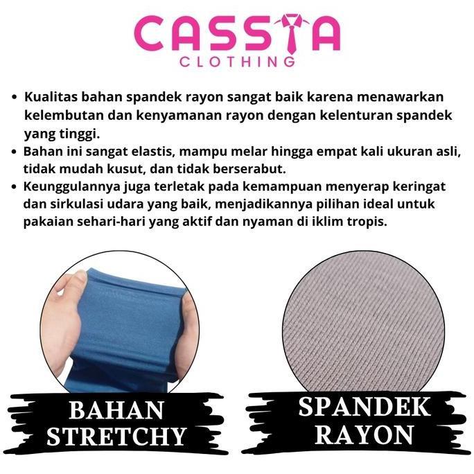 Cassia | Pakaian Atasan Wanita Lengan Pendek Blouse Tali Serut Korean Style Kekinian / Fashion Wanit