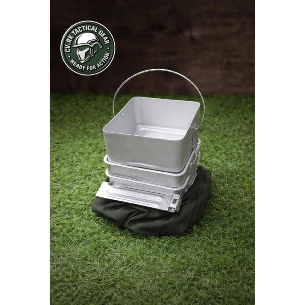 MISTING BARU JATAH ASLI TNI AD AU AL KEMHAN / Alat NESTING Masak Outdoor / tempat makan,alat masak N