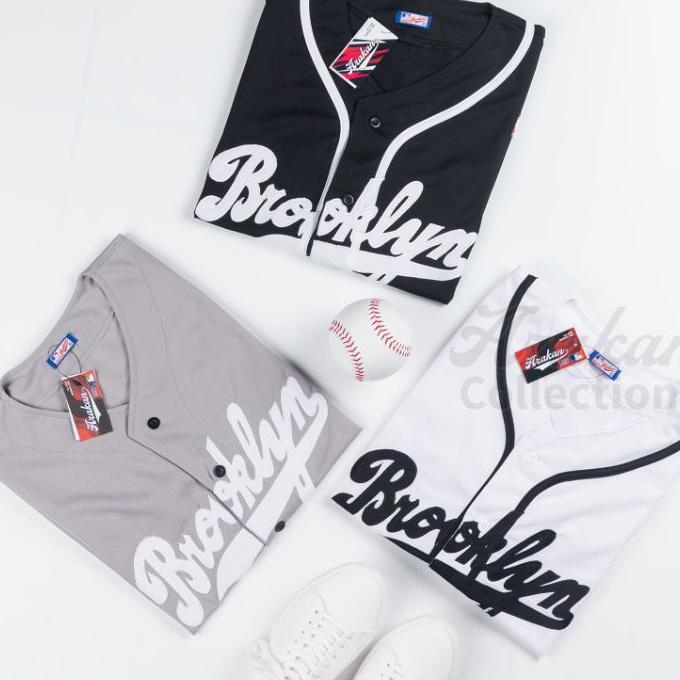 Oversize Jersey Baseball Dewasa Pria Wanita Jersey Cod
