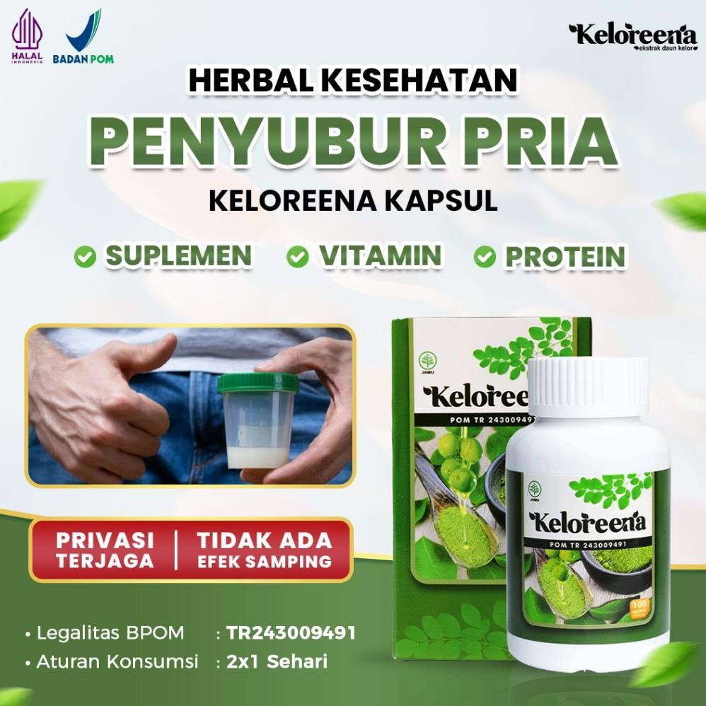 (Terbaru) Keloreena Obat Pengental Sperma Encer, Sperma Kosong, Sperma Berdarah, Menyuburkan Sperma,