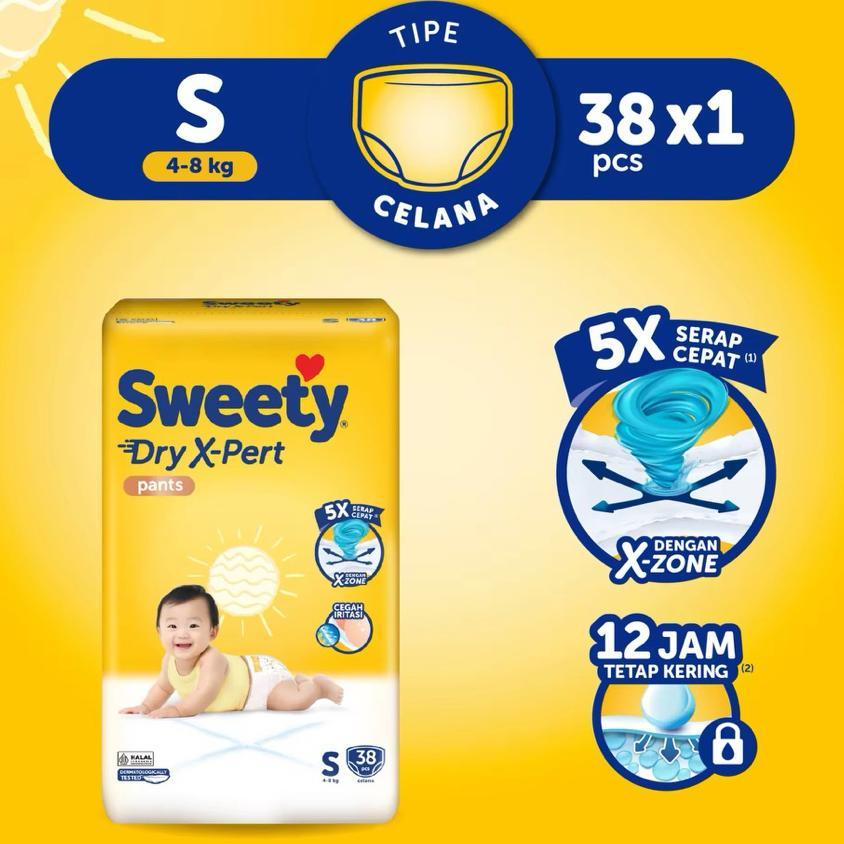 Sweety Bronze Xpert X-Pert Dry Pant Pants S36+2 S 36+2 S36 + 2 S38 38 +2 Ekstra Extra Kering Kuning 