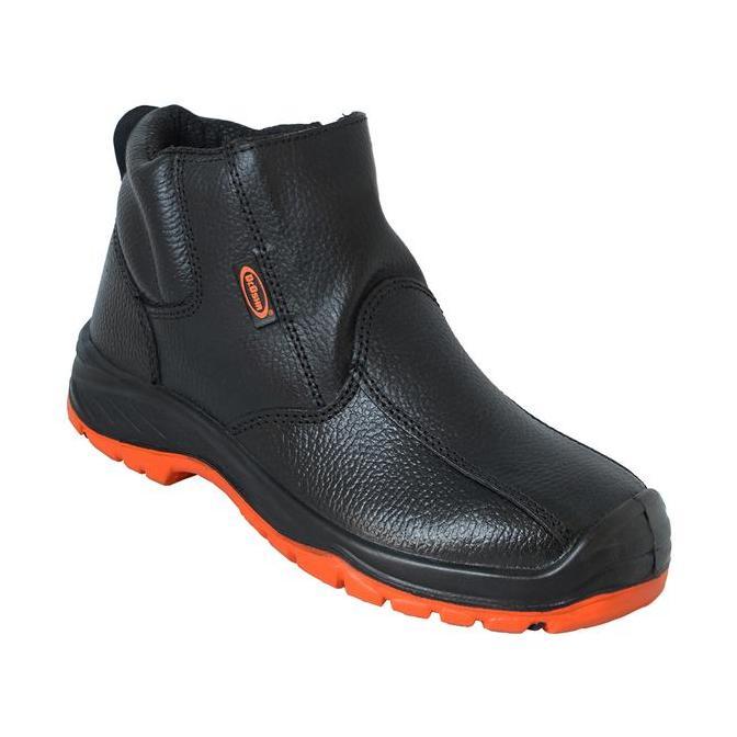 Sale Dr Osha Jaguar 9225 S1 Safety Shoes Ankle Boot With Zipper - Black