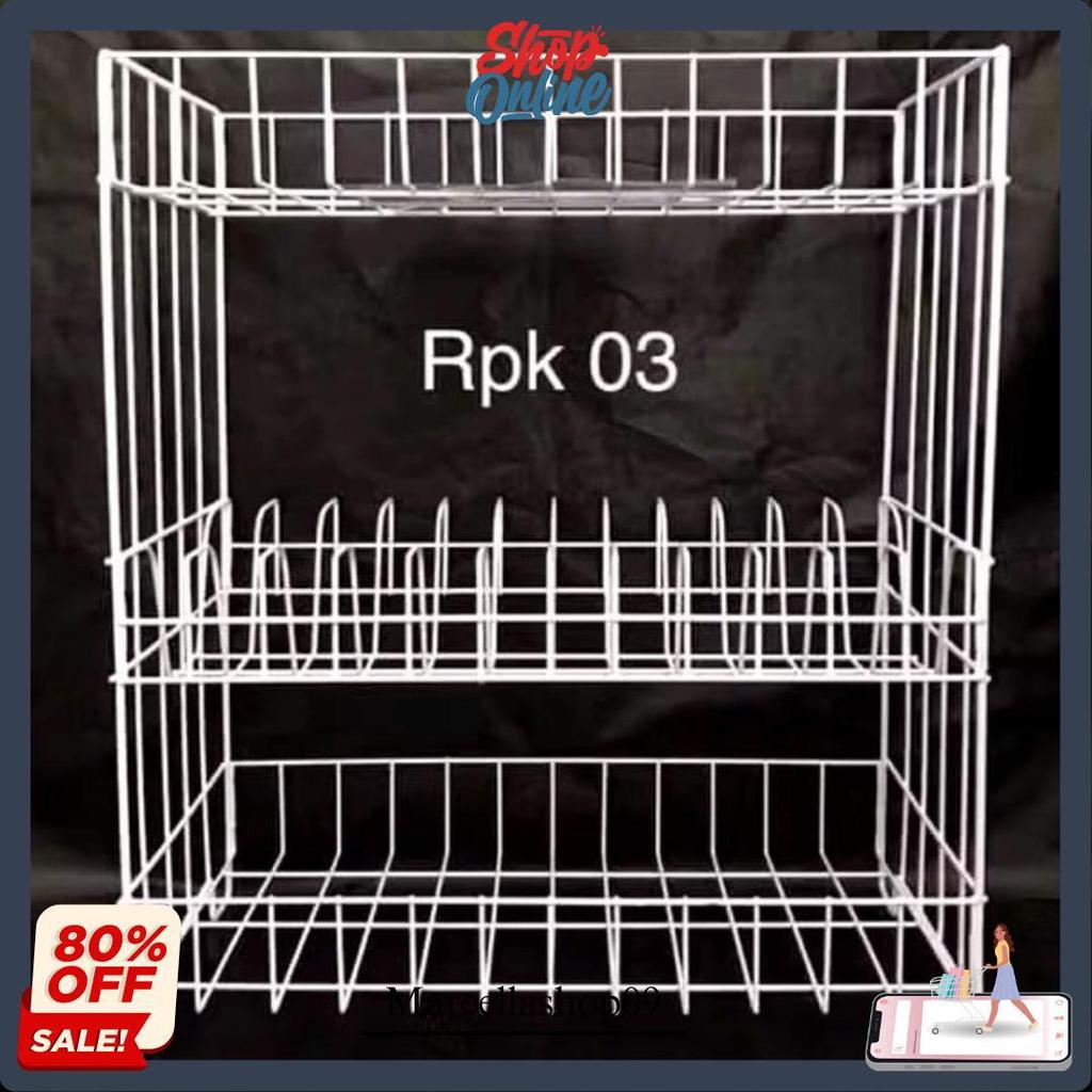 Rak Piring Susun 3 Solusi Praktis Menyimpan Piring Gelas Dan Mangkok Hot Item