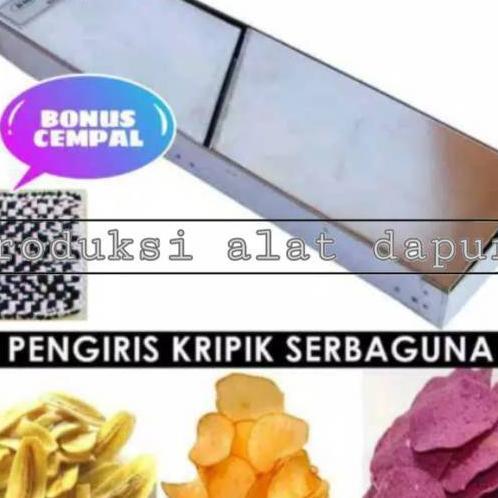 Parutan Keripik Pengiris Kripik Singkong Kentang Pisang Stainless