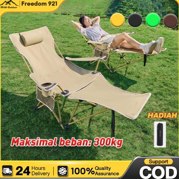 Kursi Lipat outdoor Kursi Lipat Santai Sandaran  kursi malas tempat tidur lipat kursi camping 300kg