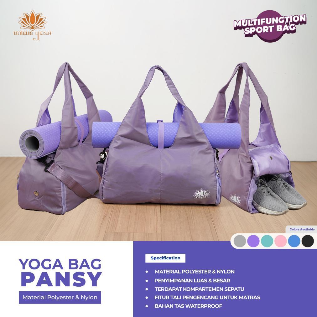 NEW PRODUCT YOGA BAG MULTIFUNGSI PANSY / TAS YOGA SPORTY / YOGA BAG SPORTY / TAS YOGA WATERPROOF / T