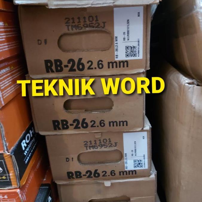Promo Kawat Las Kobe Rb26 2.6Mm Kawat Las Besi 2.6Mm Kawat Las Besi
