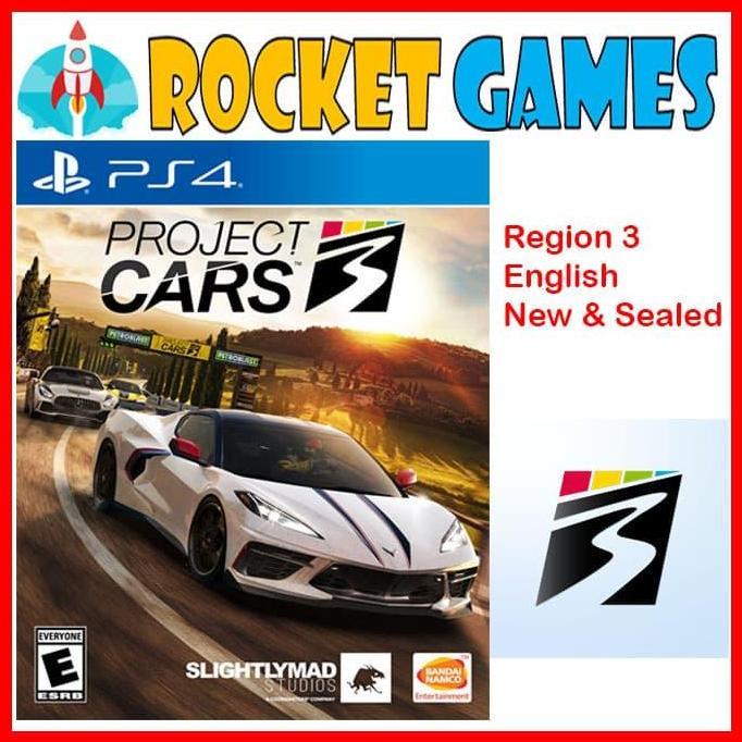 PS4 Project Cars 3 / Project Cars3 Region 3 Asia / English