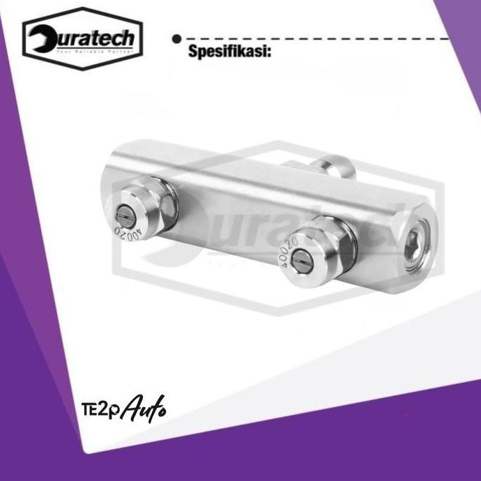 Grosir Te2P Auto Nozzle Tip 2In1 40 Ujung Semprotan Gun Penyemprot Nosel 2 Mata Quick Release Adapto