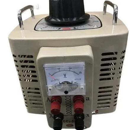 OKI TDGC2-5000 AC VOLTAGE REGULATOR SLIDE REGULATOR OKI 5000W ALAT PENGATUR VOLTASE LISTRIK 1 PHASE 