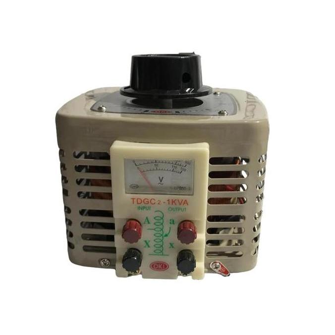 OKI TDGC2-1000 AC VOLTAGE REGULATOR 1000 Watt 1 Phase SLIDE REGULATOR OKI 1000W