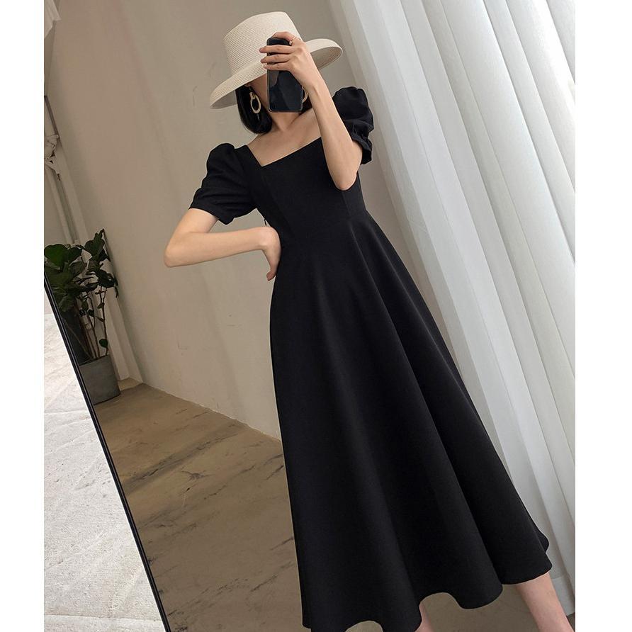 new deals hanji dress | dress wanita terbaru | dress polos panjang wanita