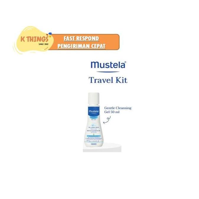 MUSTELA Newborn Baby Starter Travel Kit Trial Pack 4's Bayi Kulit Ruam Sabun Cleanser Sensitif denga